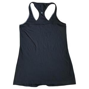 Lululemon Black Racerback Tank Top Womens‎ Size 4 Lightweight Performance